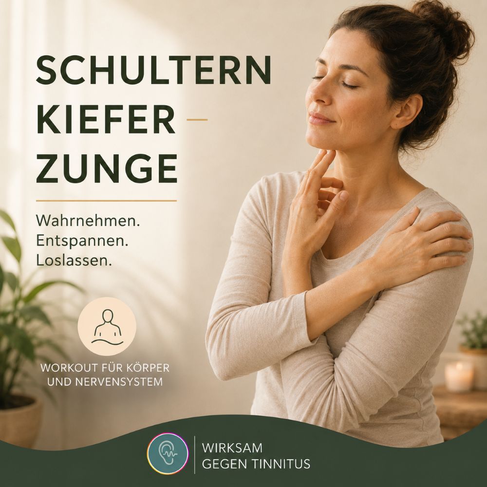 Schultern, Kiefer und Zunge – Spannung wahrnehmen und lösen